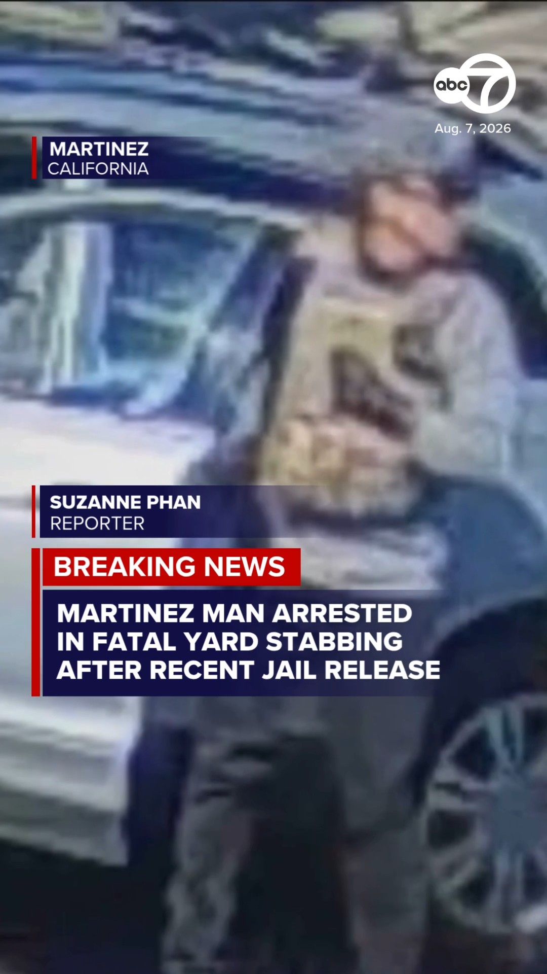 Martinez man arrested in fatal yard stabbing after jail release