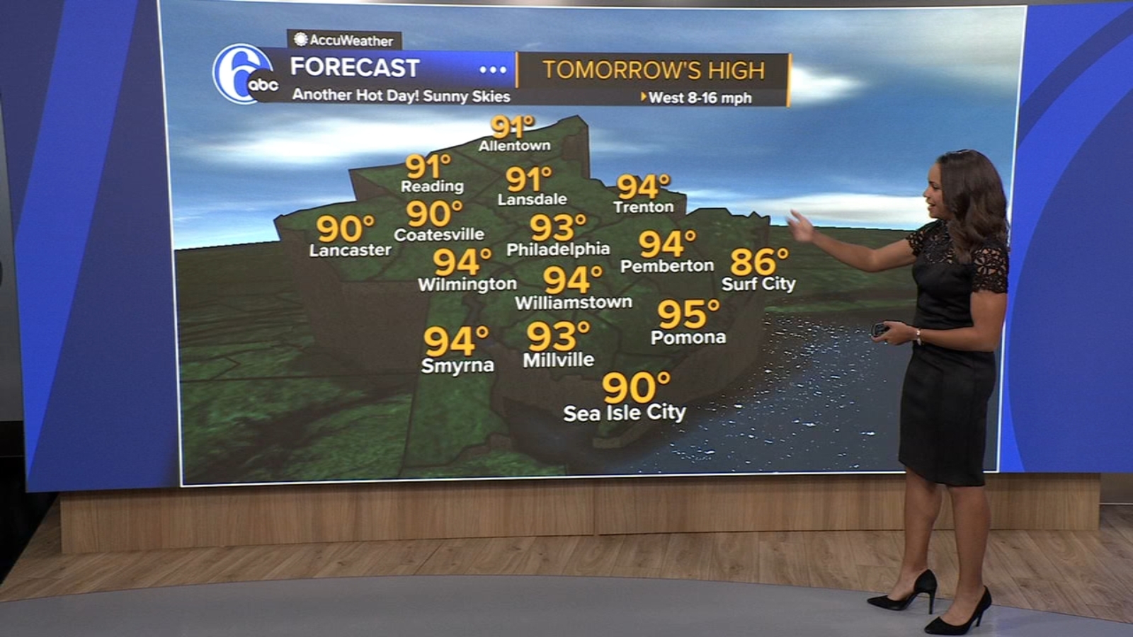 AccuWeather: Sunny and hot Sunday for the Philadelphia region