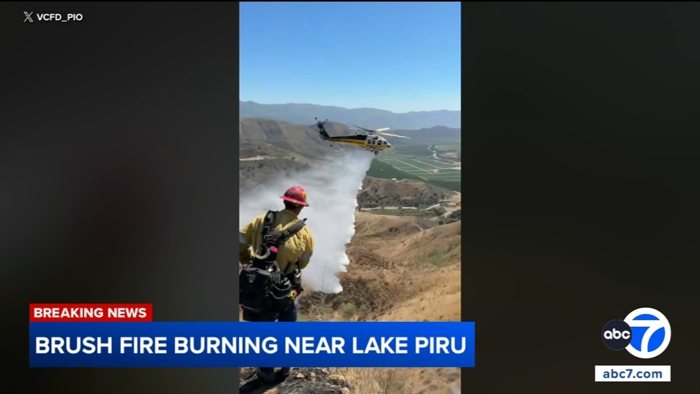 Fire near Holser Canyon prompts evacuation warnings in Ventura County
