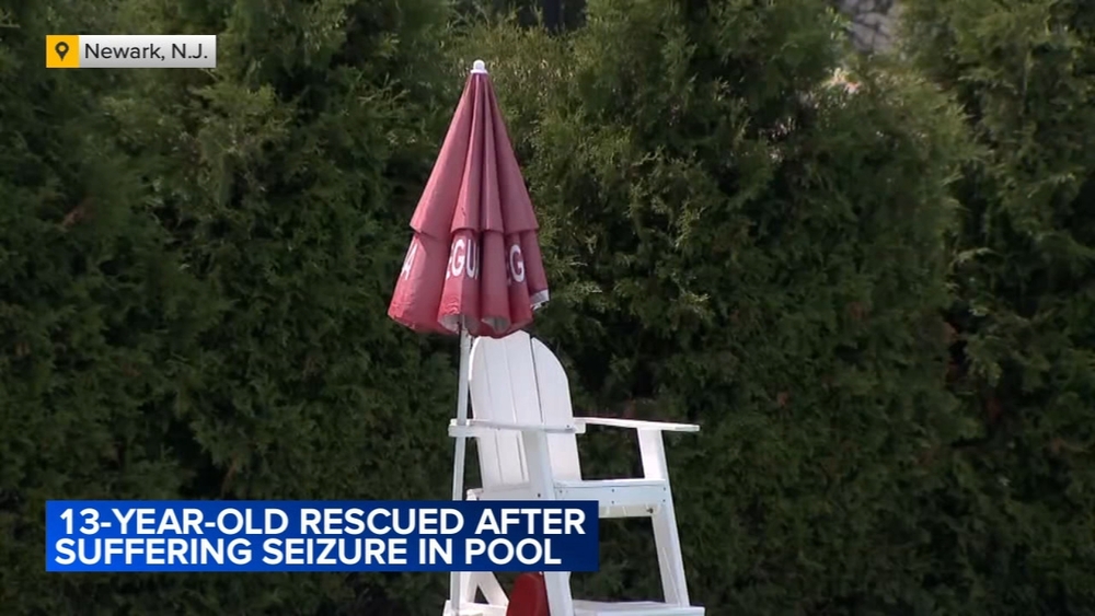 Teen rescued after suffering seizure in pool at NJ camp