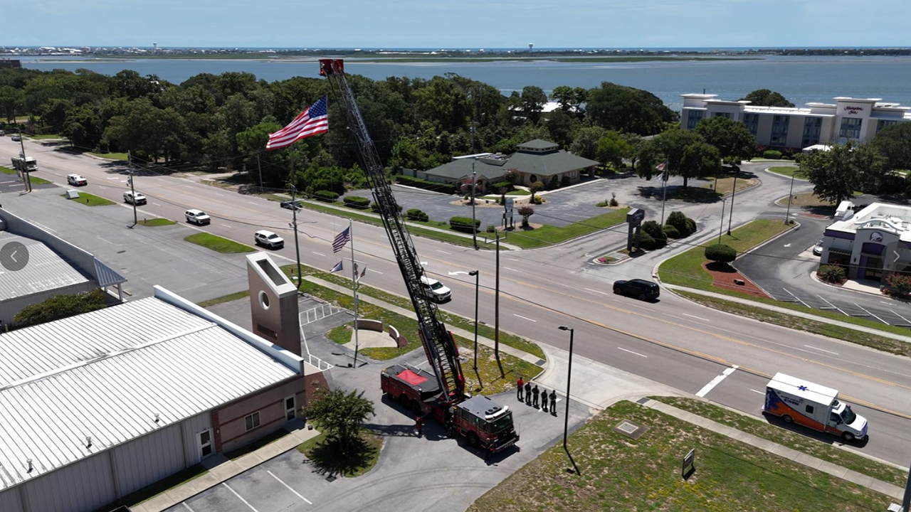 A processional to transport Dale Griffin back to Nash County started in Carteret County on Sunday.