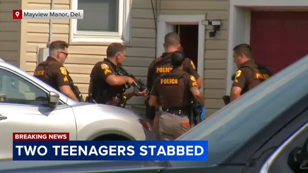 2 teenagers stabbed in New Castle County, Delaware