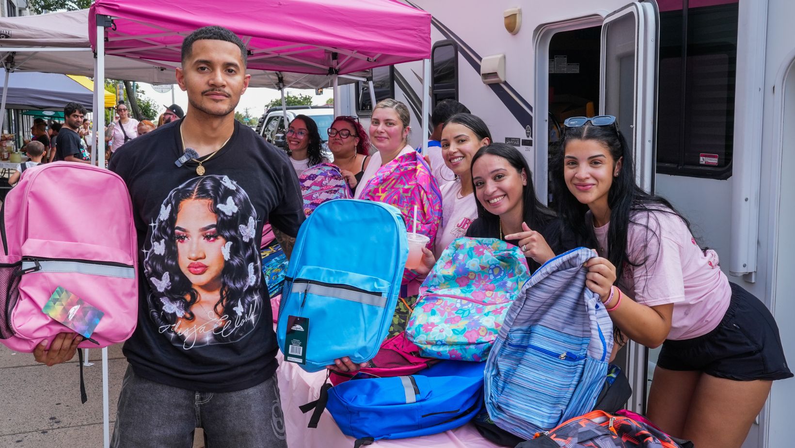 Free backpacks get distributed to honor the life of Julissa Berdeja