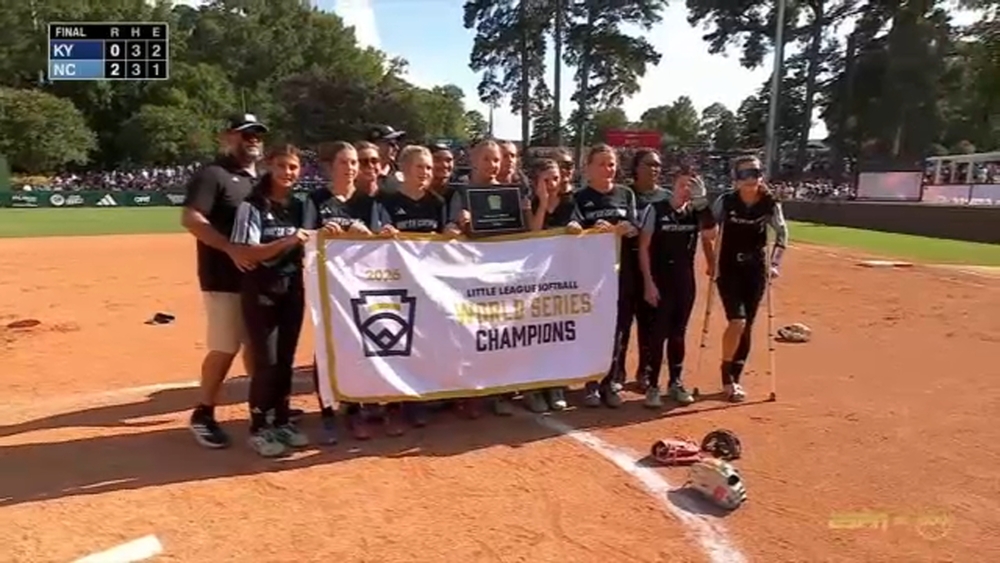 Johnston County clinches first softball LLWS championship