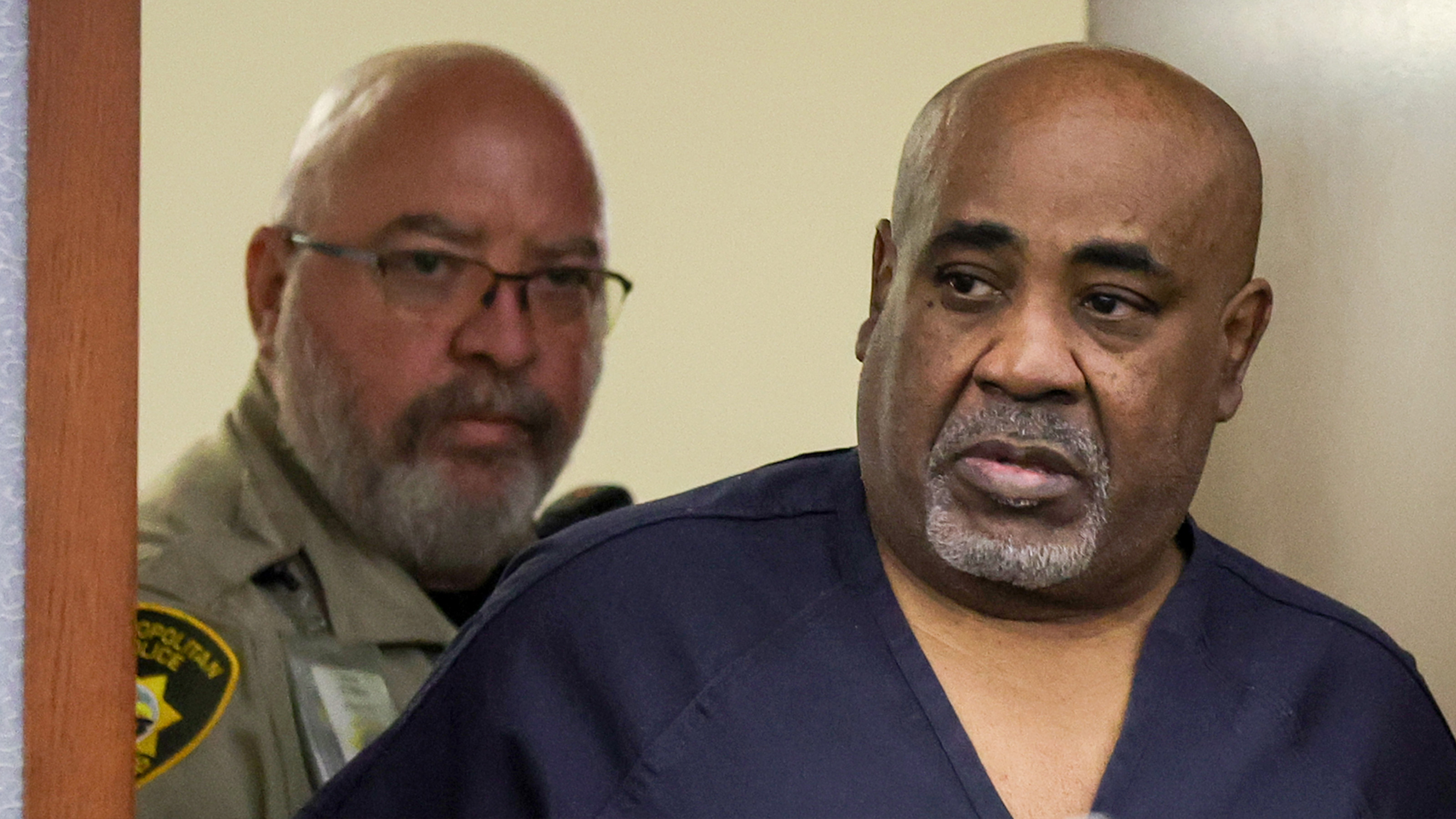 Duane Davis appears in Clark County District Court, Tuesday, Aug. 4, 2026, in Las Vegas.