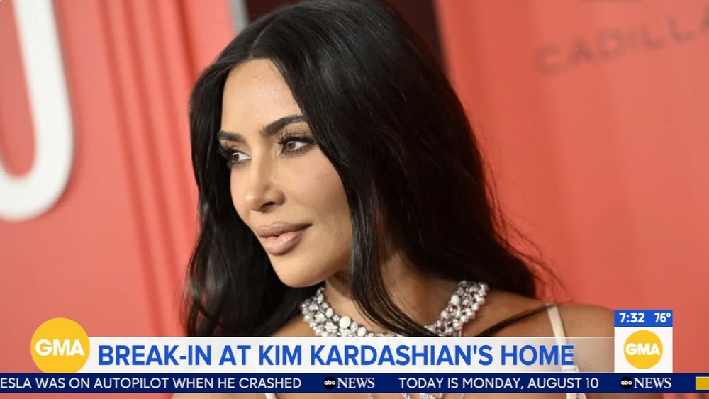 Man arrested on suspicion of burglary at Kim Kardashian's home