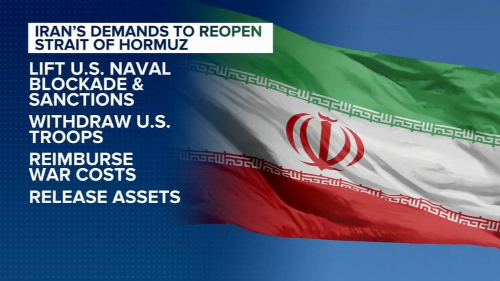 Trump scoffs at Iran's demand for war reparations and other Mideast developments