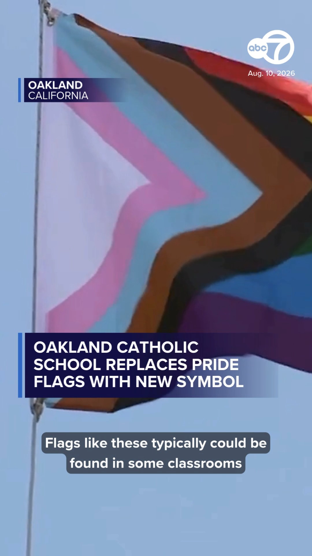 Oakland Catholic school replaces Pride flags with new symbol