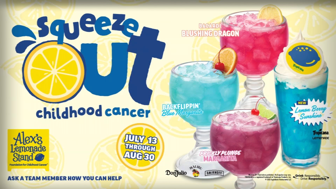 Applebee's partnering with foundation to combat childhood cancer