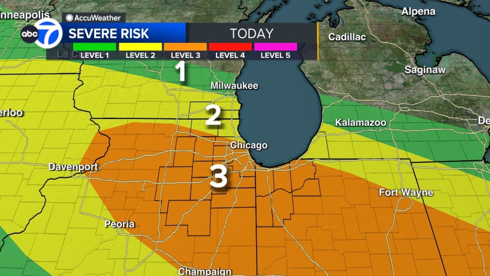 Chicago weather: Strong storms with chance for 'destructive' winds today | Live Radar