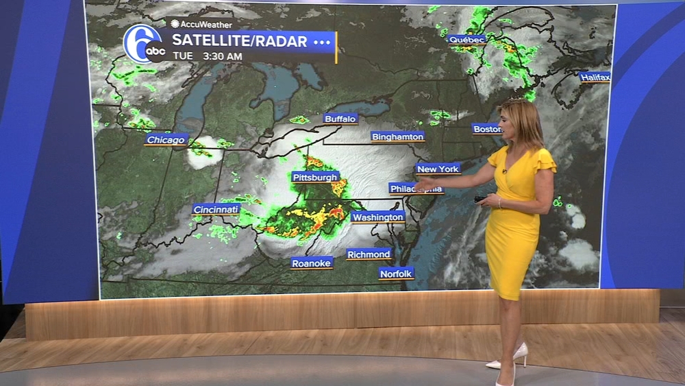 AccuWeather: Hot and humid; another round of t'storms possible
