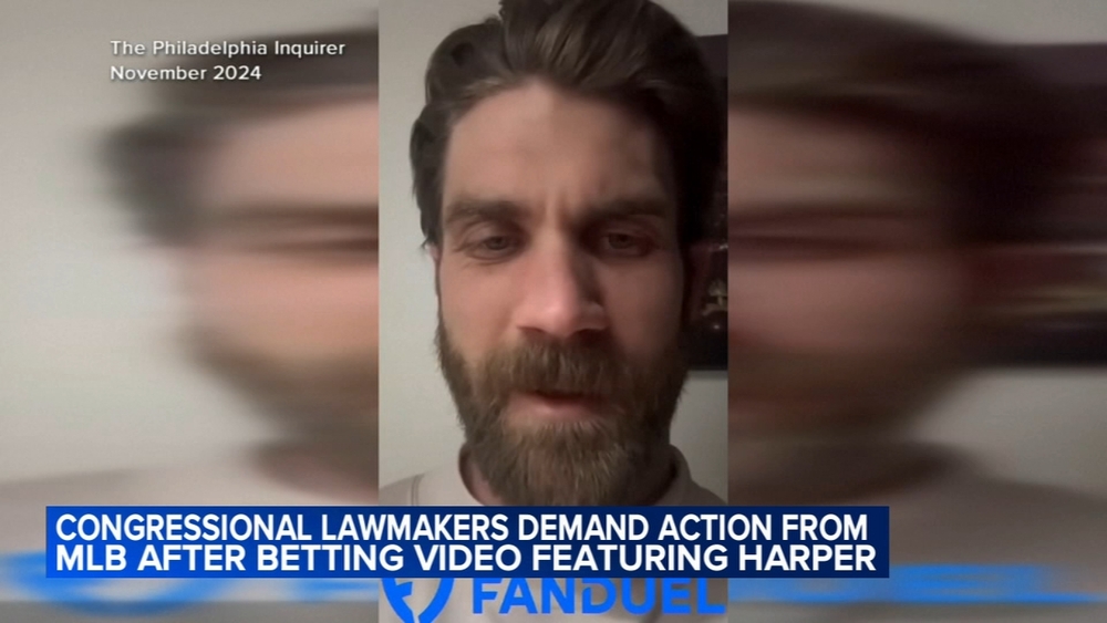 Congress asks MLB to take action after Bryce Harper betting video