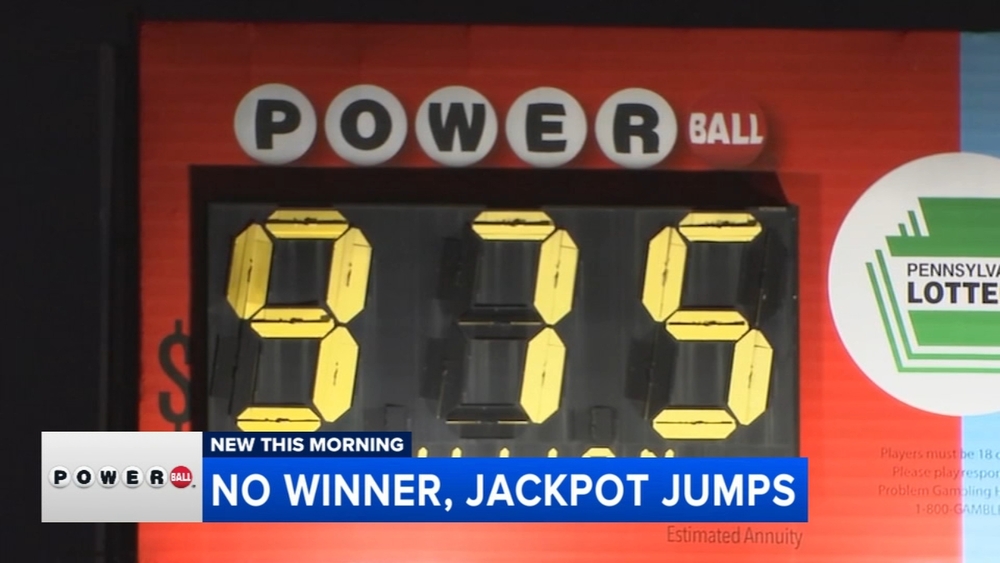 Powerball jackpot rises to $975M after Monday night's drawing ends without a big winner