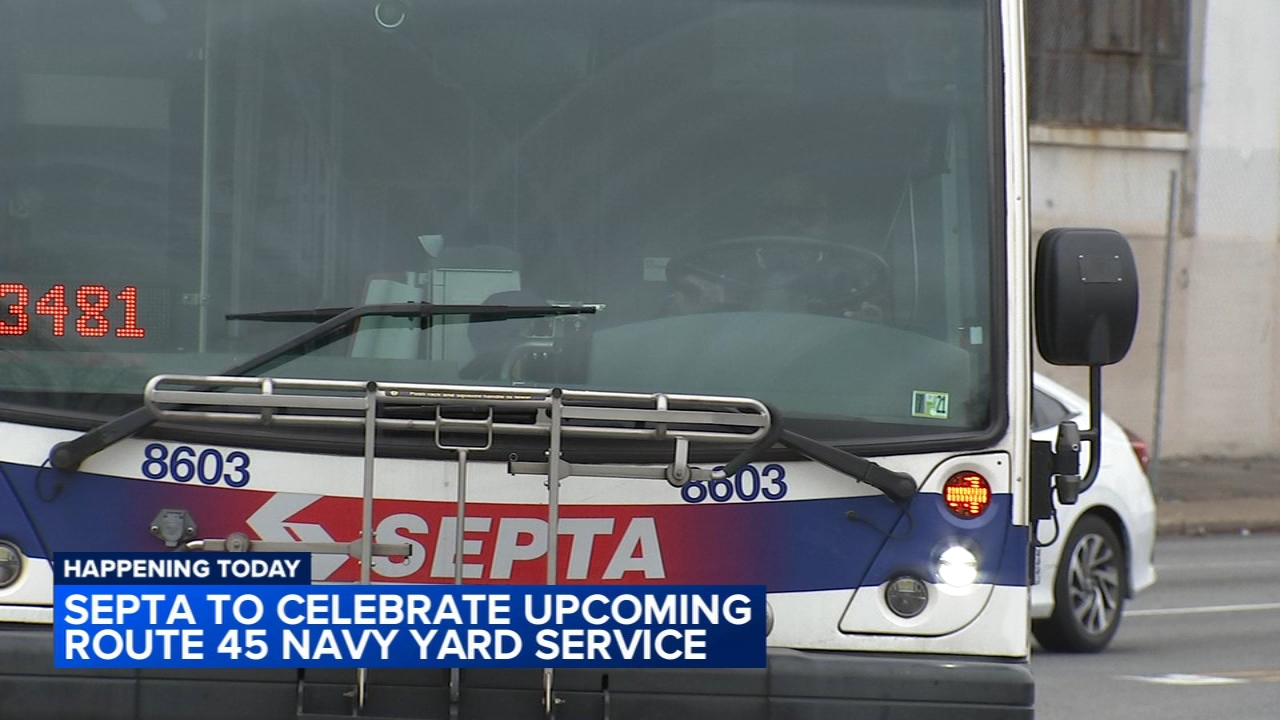 SEPTA to celebrate upcoming Route 45 Navy Yard service