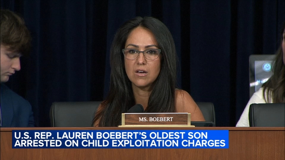 US Rep Lauren Boebert's oldest son arrested on child sexual exploitation charges