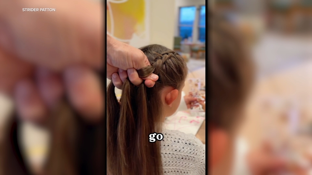Bay Area dad goes viral, boosts confidence one braid at a time