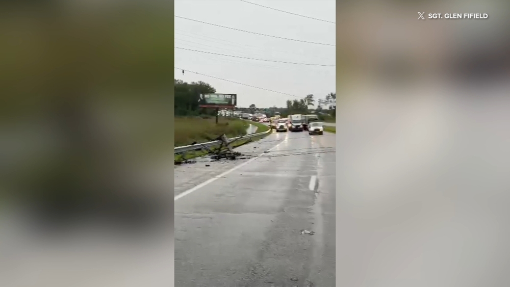 I-65 closed in both directions north of I-94 due to downed power lines