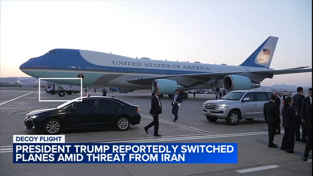 Trump reportedly used catering truck to sneak off Air Force One amid Iranian threats