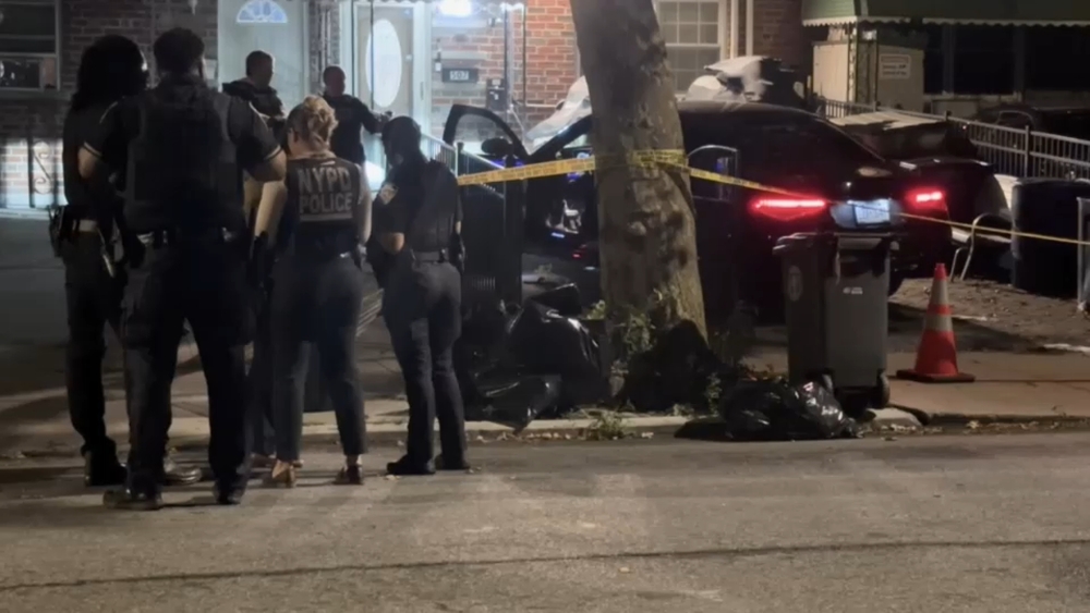 Woman shot multiple times outside Throggs Neck home; masked gunman flees in SUV