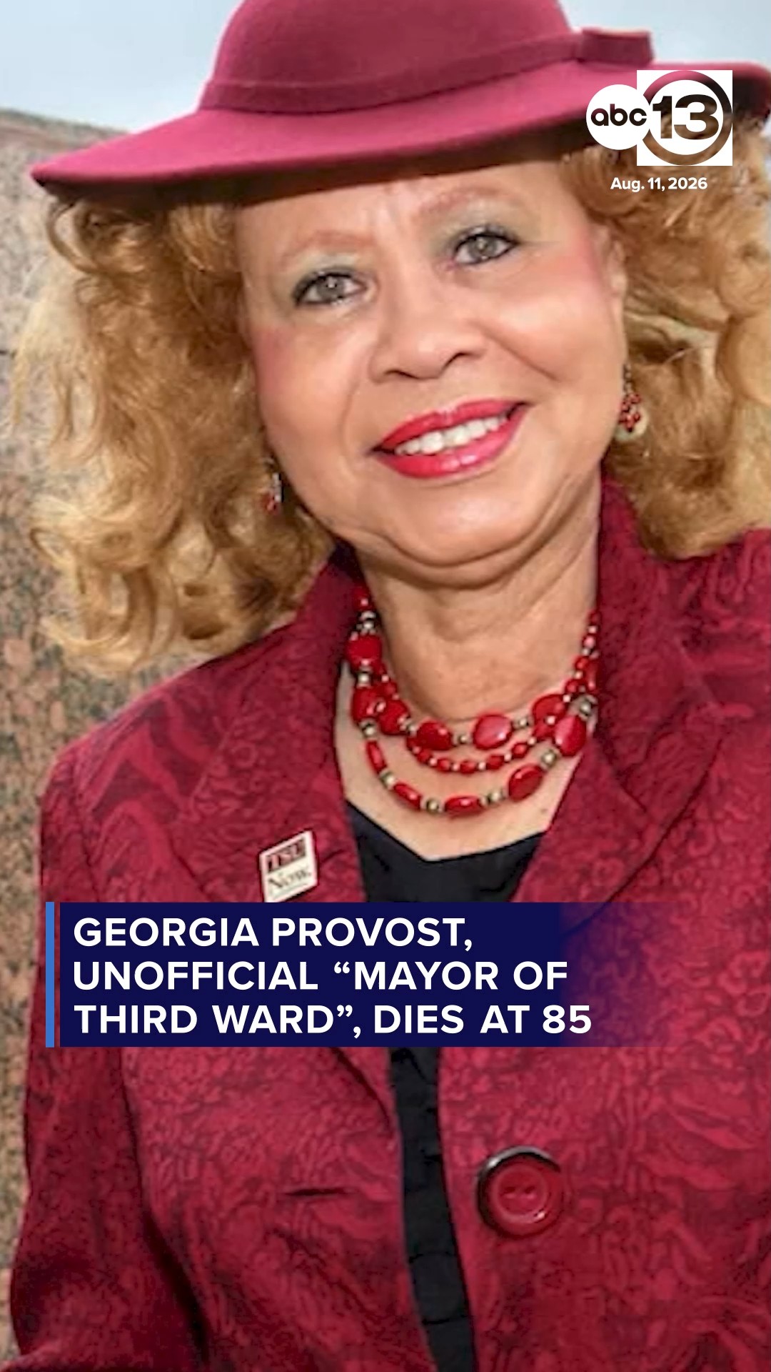 Georgia Provost "the mayor of Third Ward," passes at the age of 85.