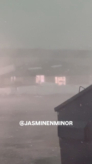 Styrofoam buries cars, tree slams onto home as storms hit NW Indiana