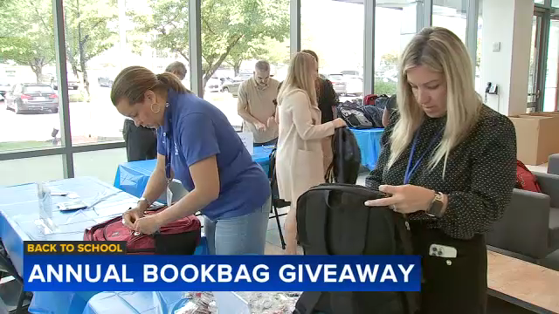 Helping local students through 6abc's annual Bookbag Giveaway