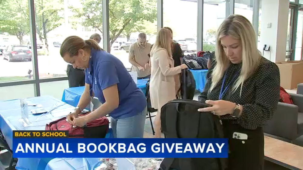 Helping local students through 6abc's annual Bookbag Giveaway