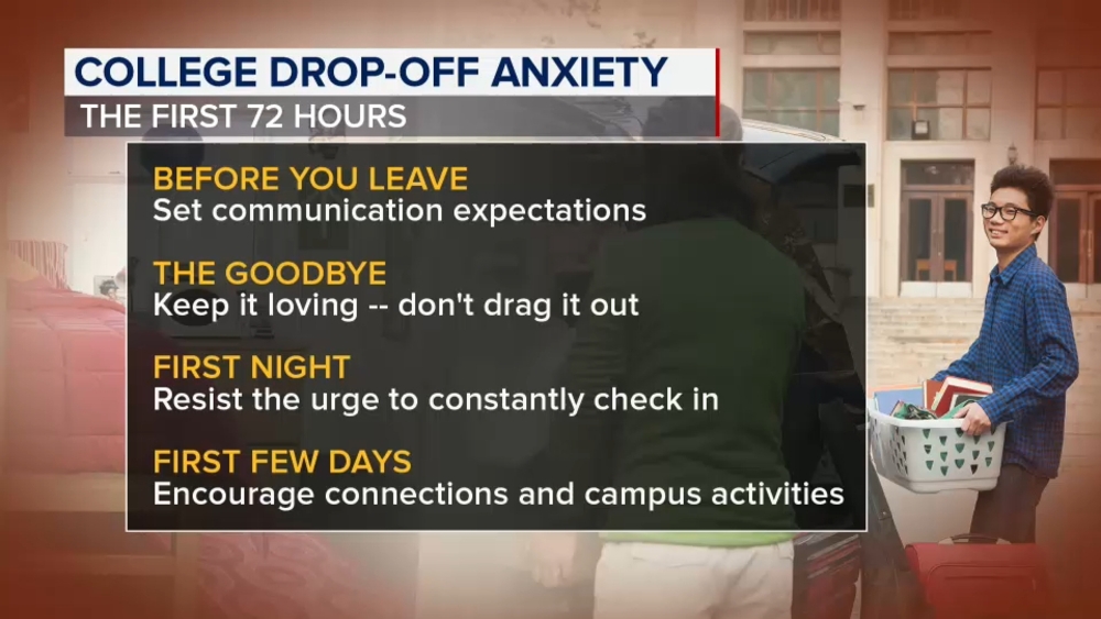 How parents can manage college drop-off anxiety