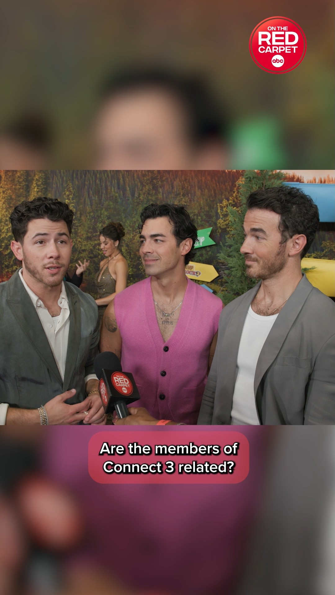 Are the bandmates in Connect 3 related in 'Camp Rock'?