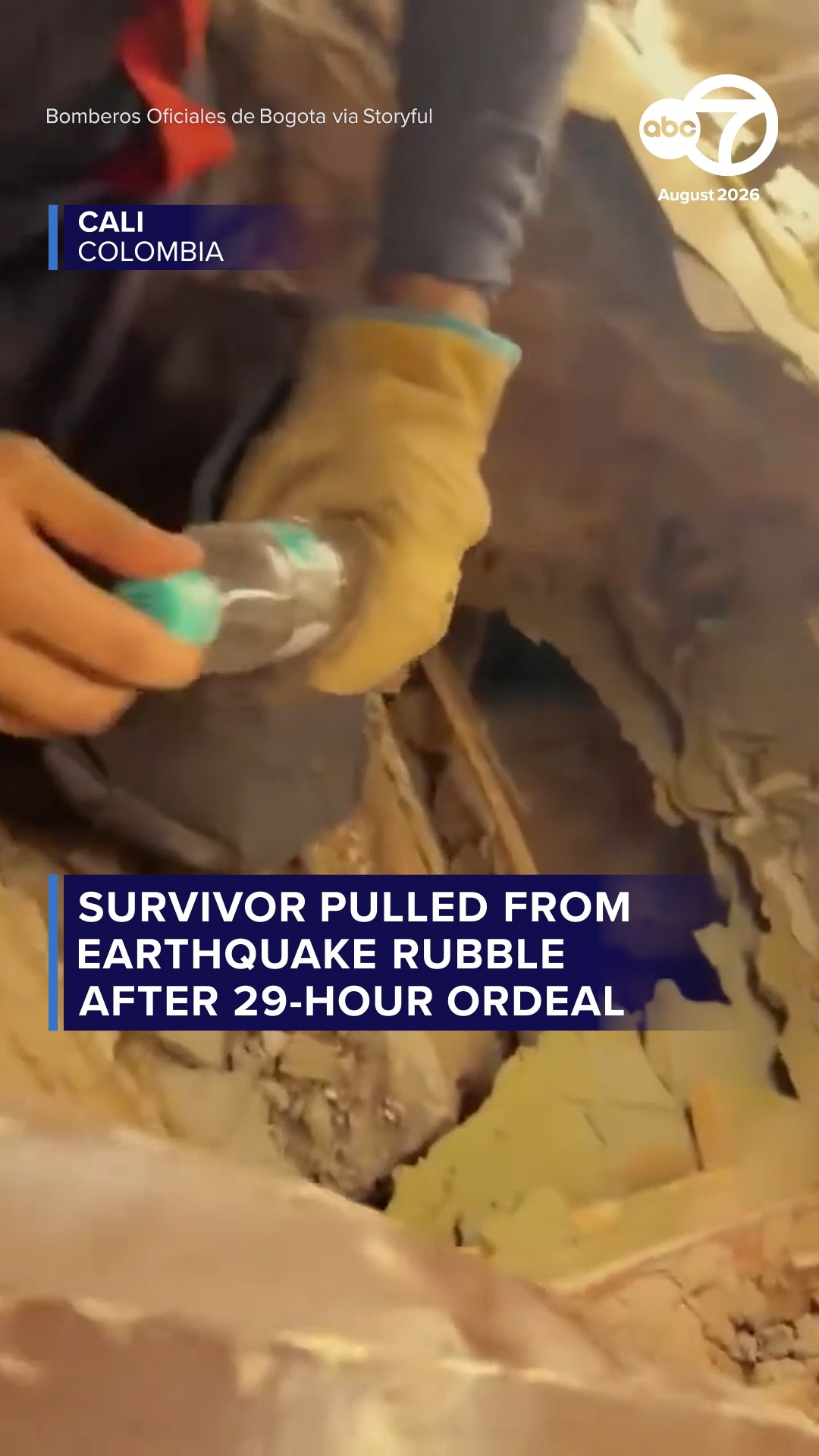 Survivor pulled from earthquake rubble after 29-hour ordeal