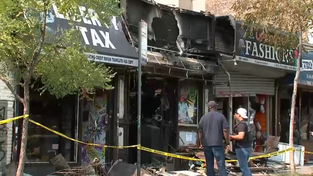 Bronx deli destroyed by fire in possible arson attack