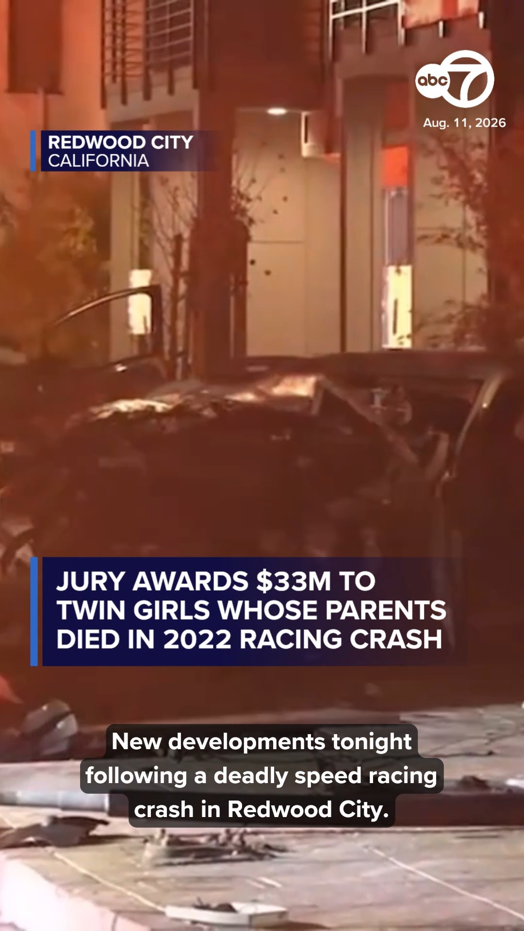 Jury awards $33M to twin girls whose parents died in 2022 racing crash