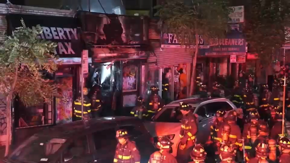 Bronx deli destroyed by fire in possible arson attack