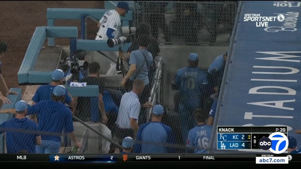 Freddie Freeman exits Dodgers game after scary fall into dugout