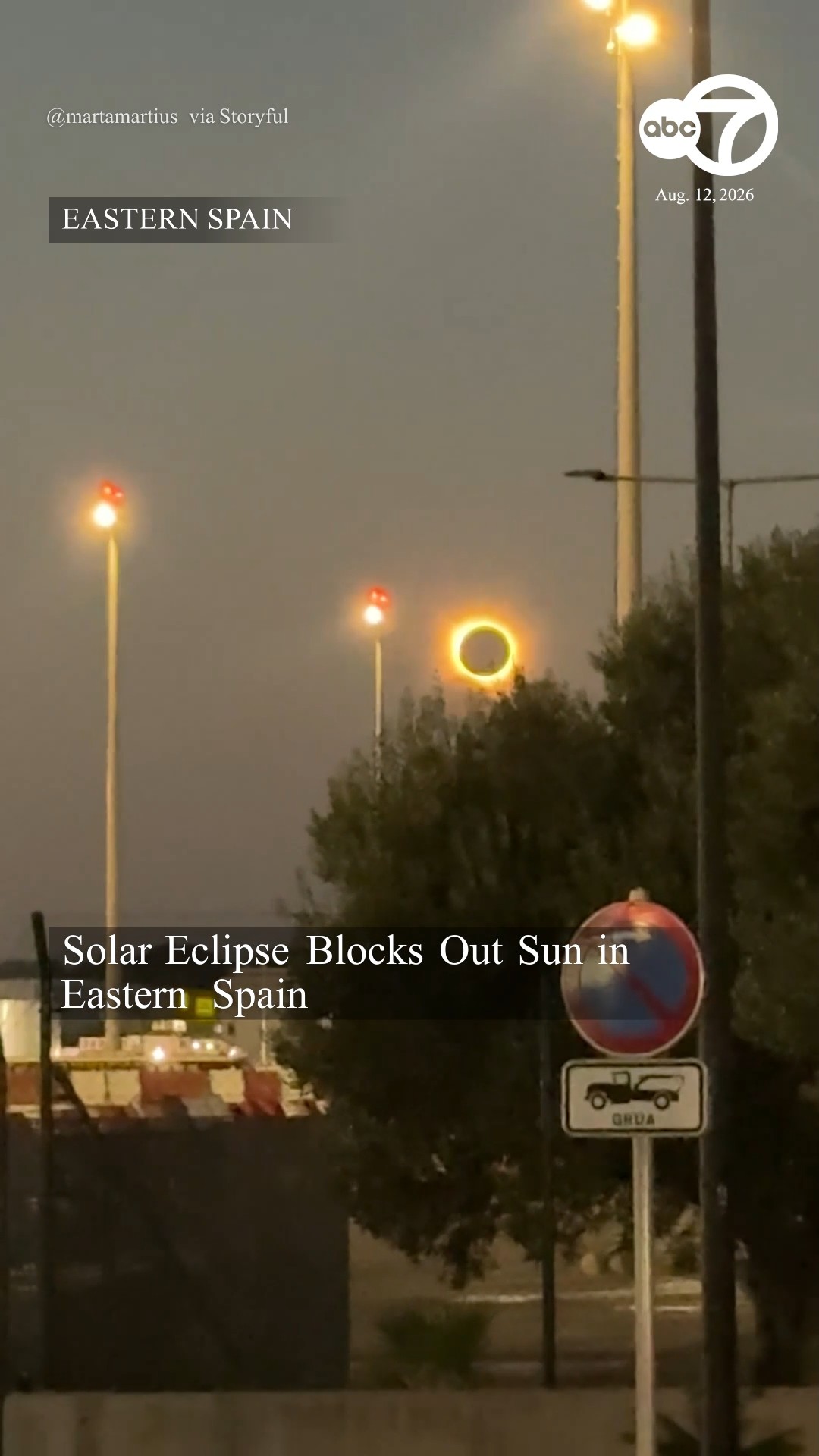 Solar Eclipse Blocks Out Sun in Eastern Spain

