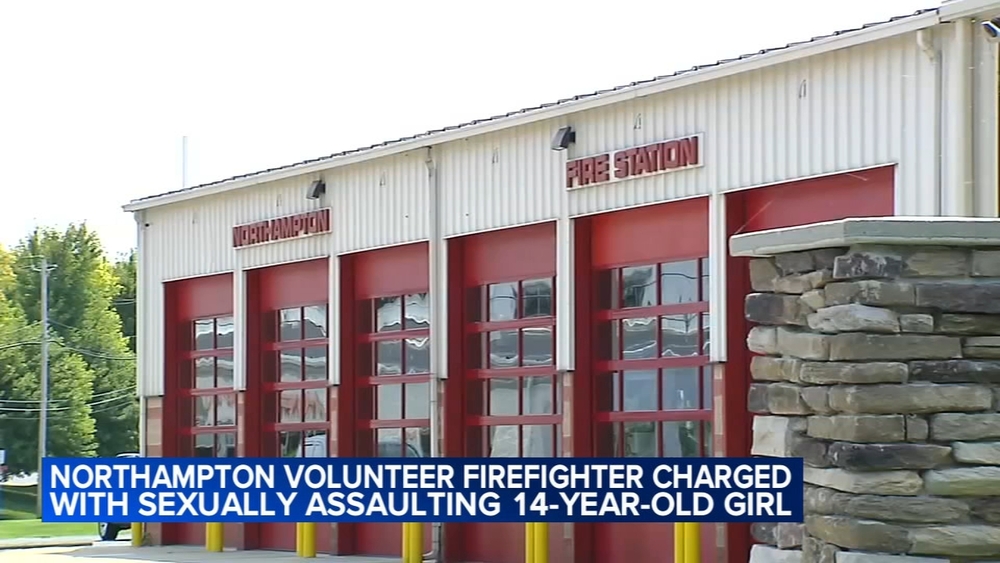 Northampton volunteer firefighter charged with sexually assaulting 14-year-old girl