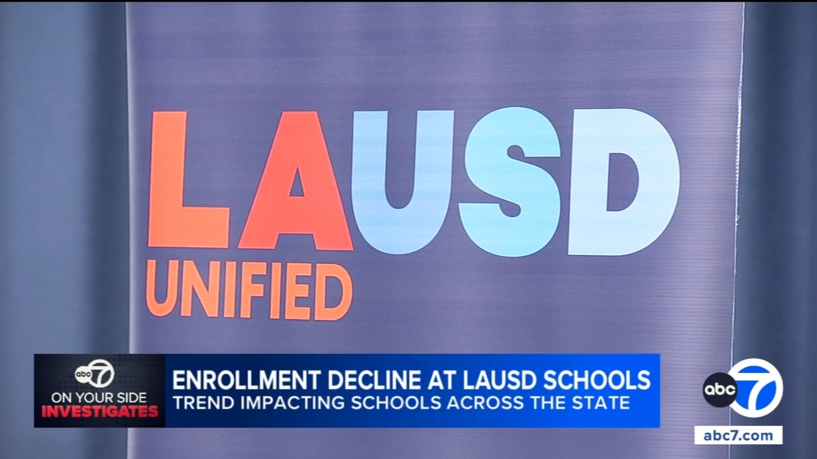 LAUSD’s dramatic decline in enrollment reflects trend impacting schools across California LAUSD’s dramatic decline in enrollment reflects trend impacting schools across California