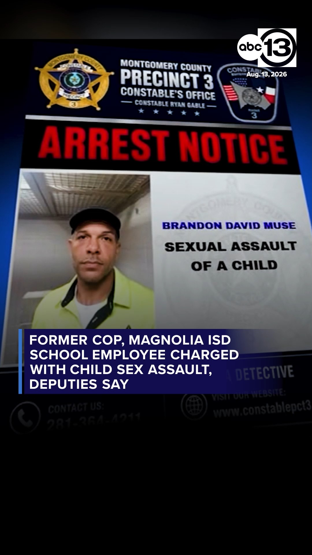 Former cop, school employee charged with child sex assault: Deputies