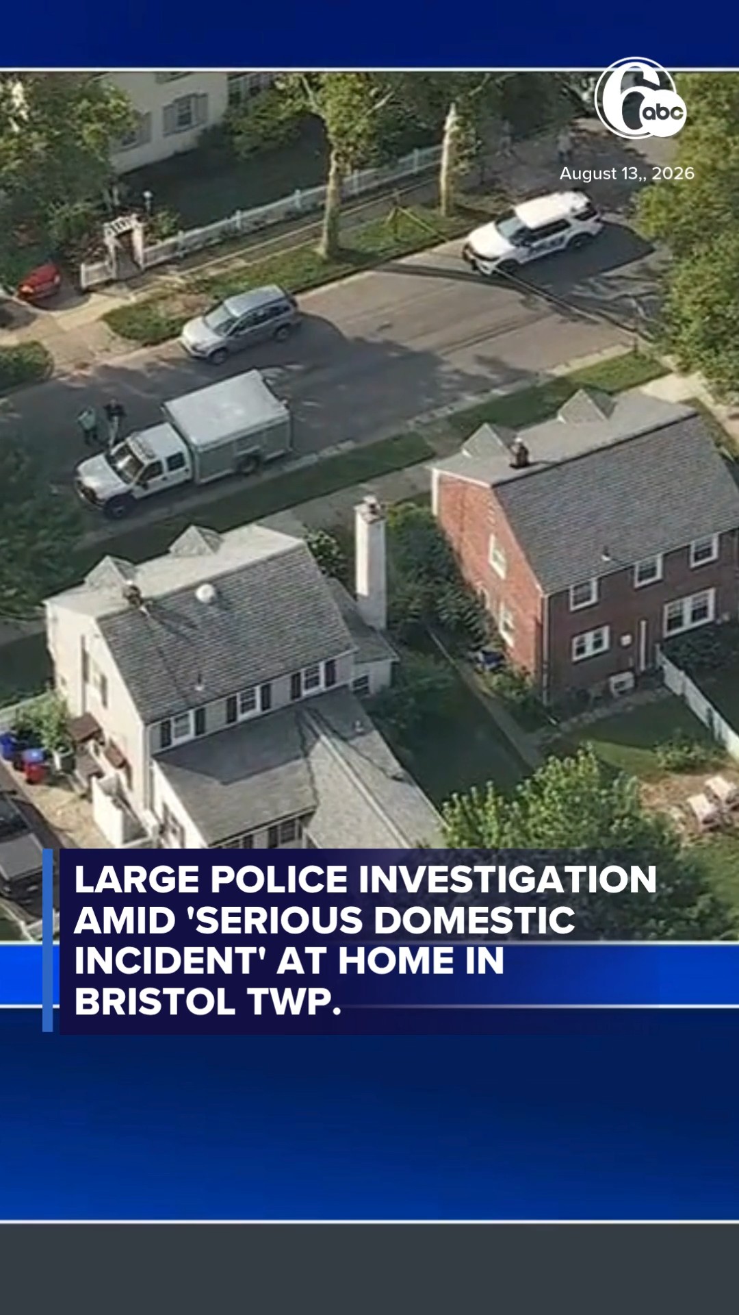 Police investigation amid 'serious domestic incident' in Bucks Co.