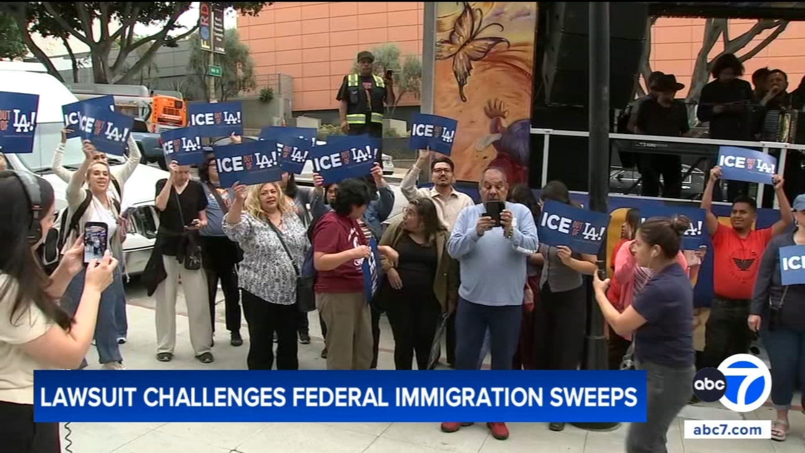 Lawsuit alleges Trump administration's warrantless immigration raids in SoCal are unlawful