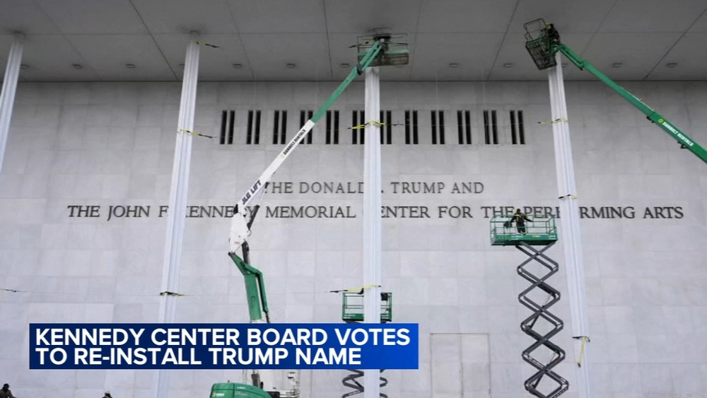 Kennedy Center votes to restore Trump's name and close for 2 years, challenging a judge's order