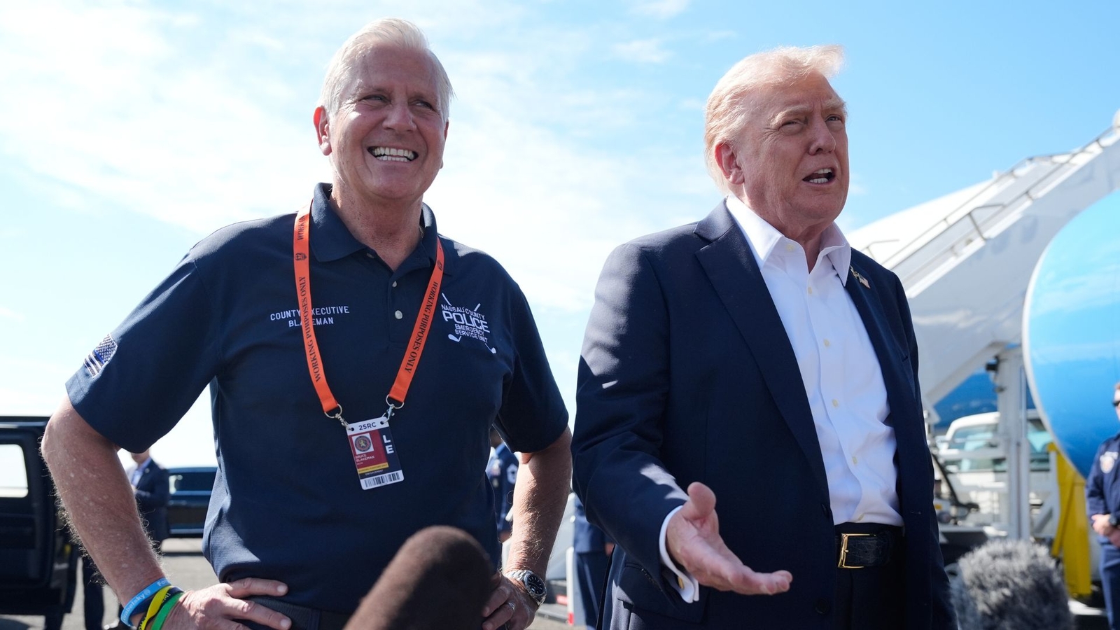 President Trump’s visit to Nassau County, Long Island on Friday could bring traffic, protests