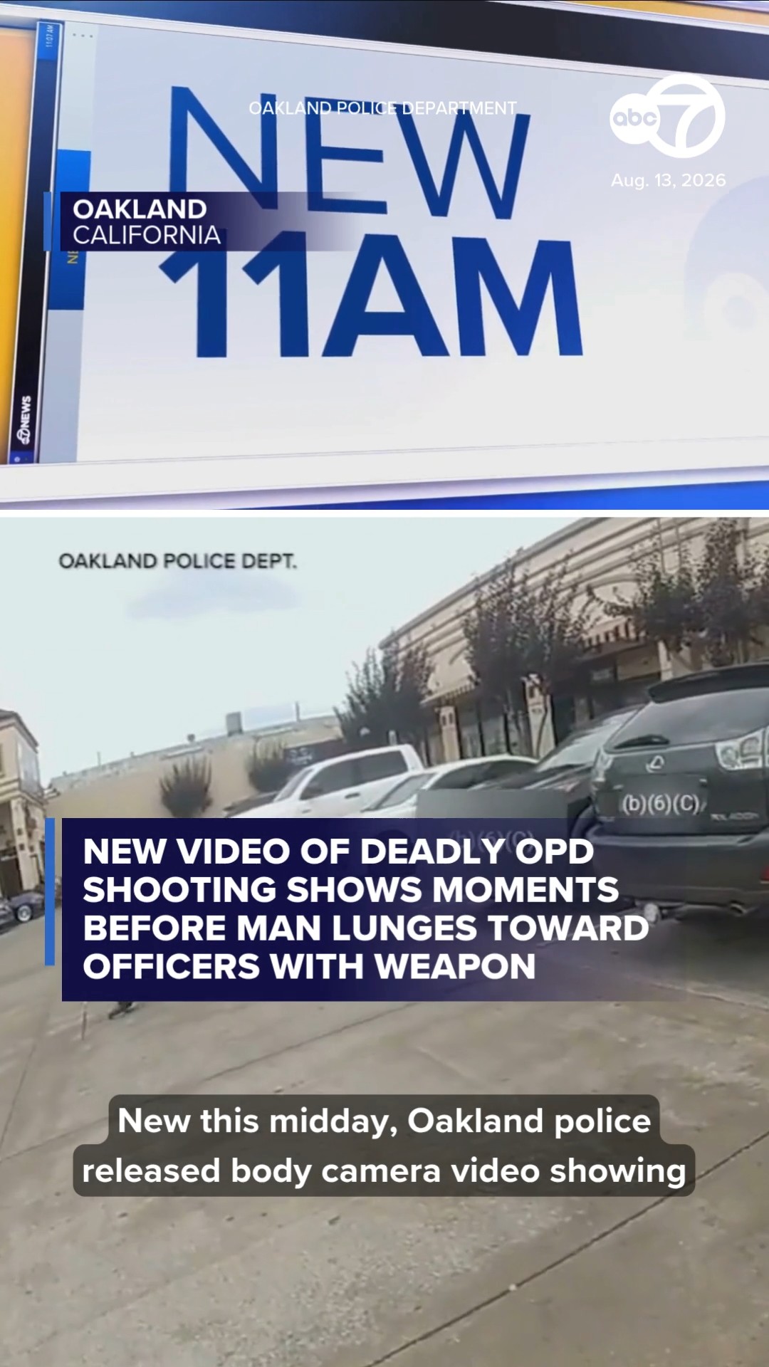 New video shows moments leading up to deadly OPD shooting