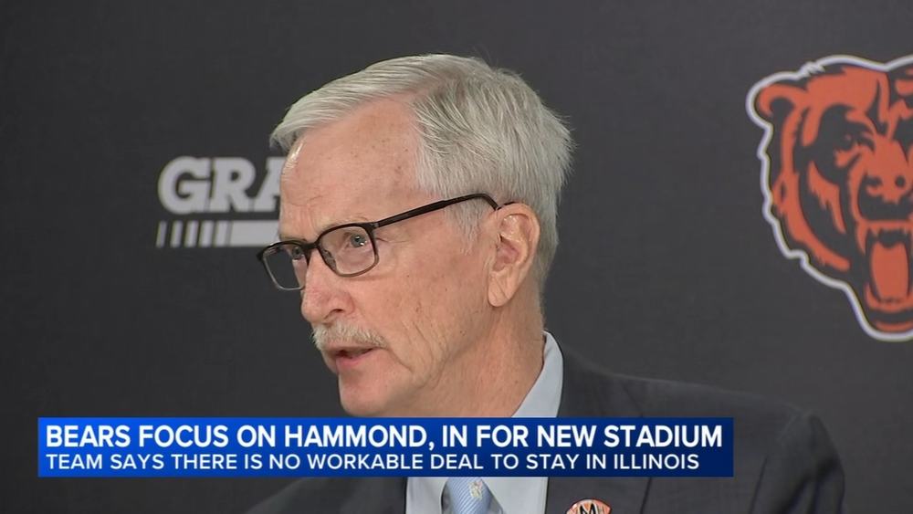 Bears won't change name if they move to Indiana, McCaskey says