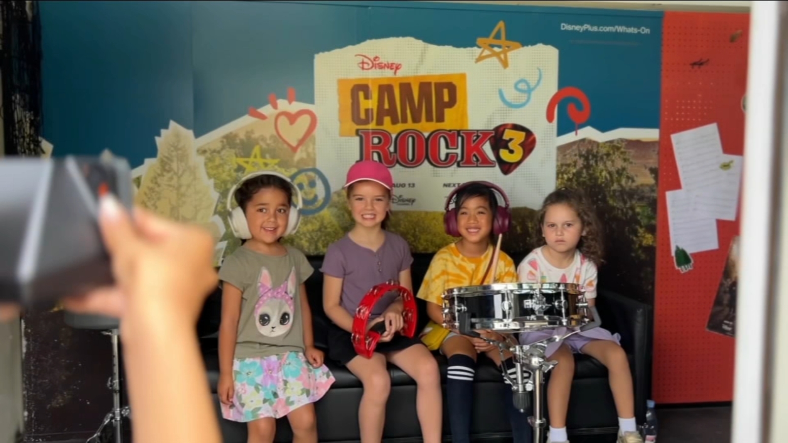 Disney surprises Long Beach campers with 'Camp Rock 3' tour bus stop ...