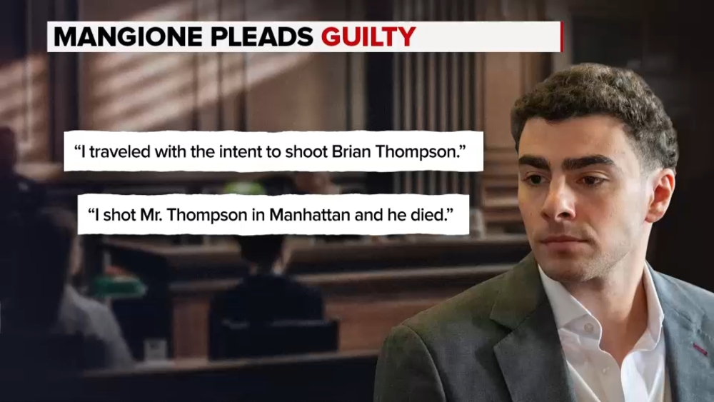 Luigi Mangione pleads guilty in killing of Brian Thompson