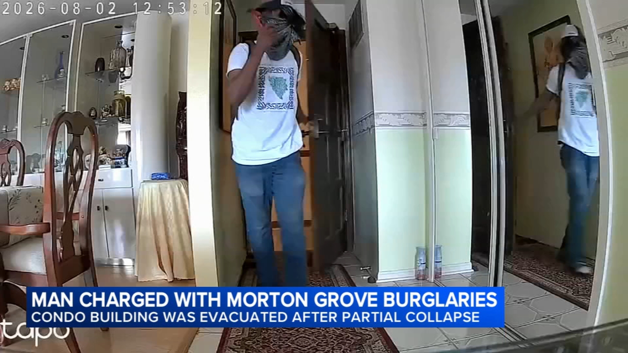 Man charged with burglary at condo in partially collapsed building