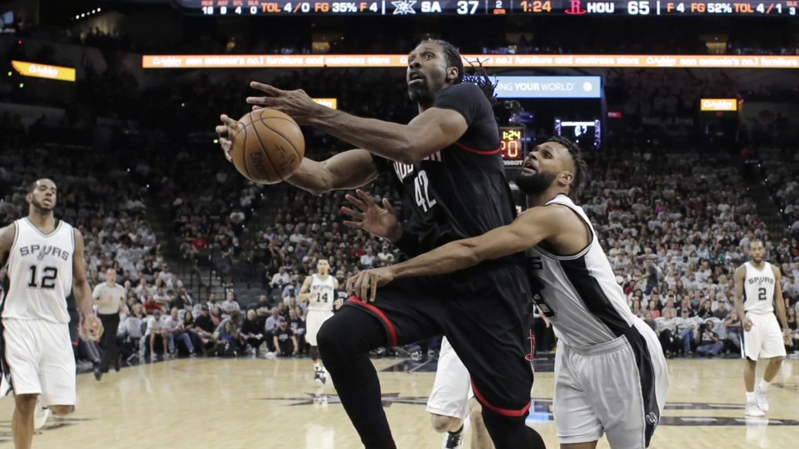 Rockets Center Nene Out For Rest Of NBA Playoffs With Groin Injury 