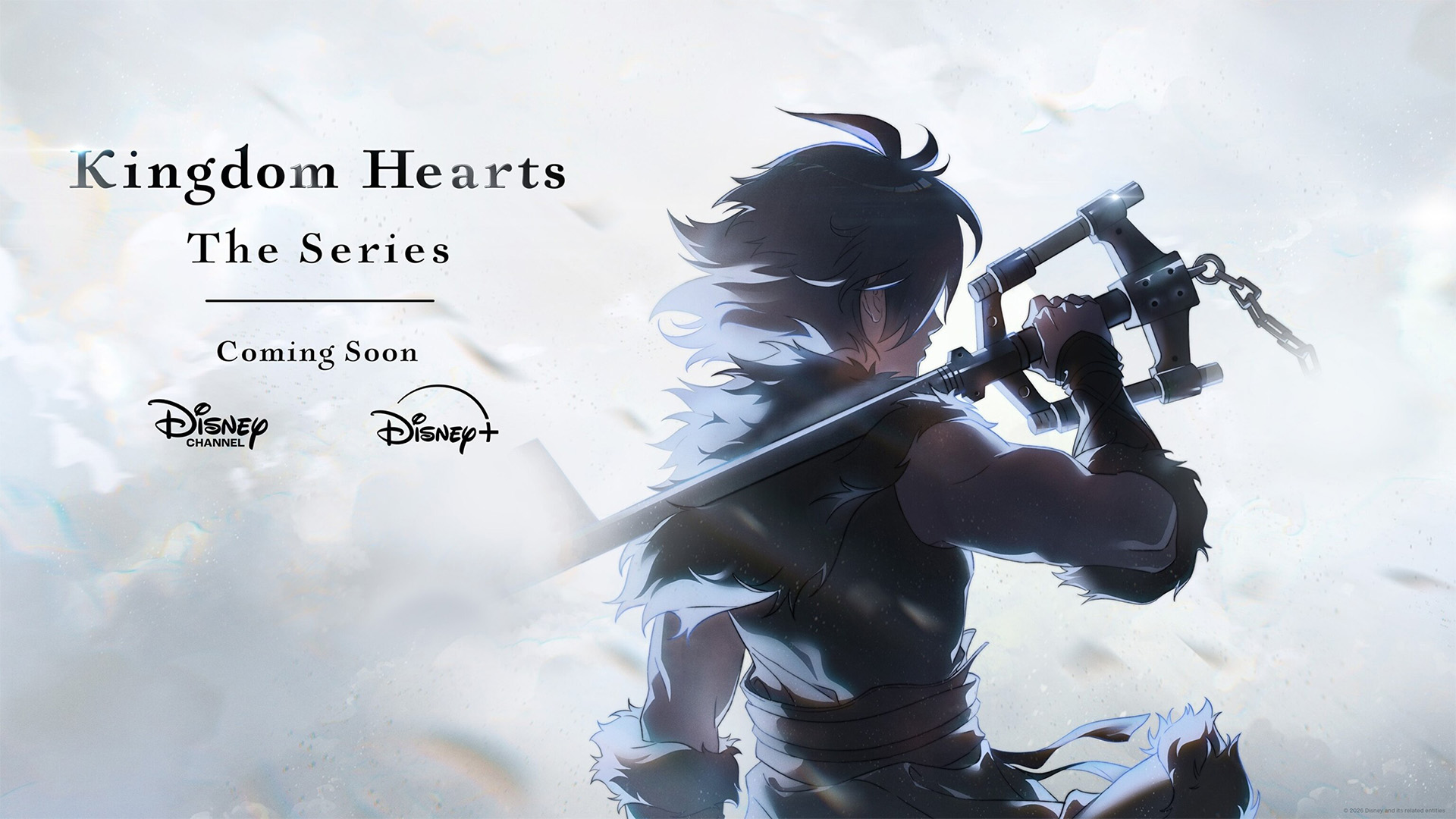 A teaser image for Disney Channel and Disney+ "Kingdom Hearts" was revealed during D23.