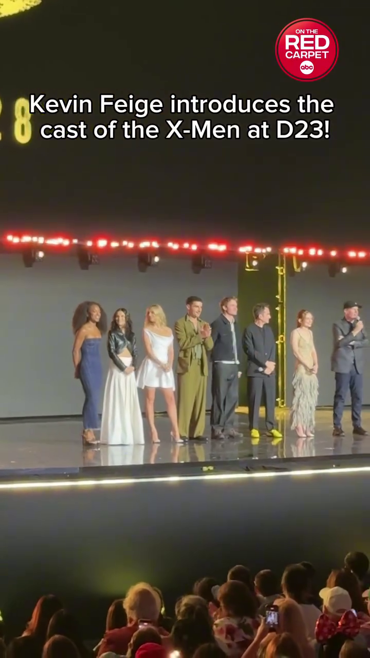 Kevin Feige announces the cast of the new X-Men at D23!